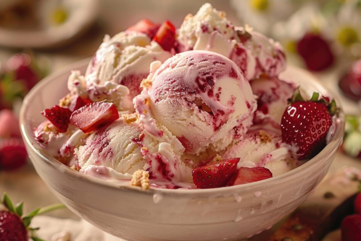 how many calories in strawberry shortcake ice cream ?