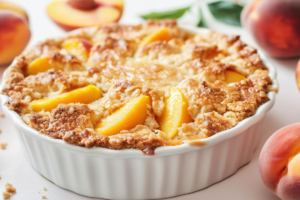 peach dump cake