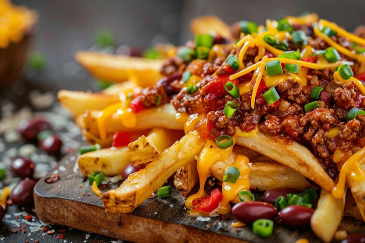 What are chili cheese fries made of ?