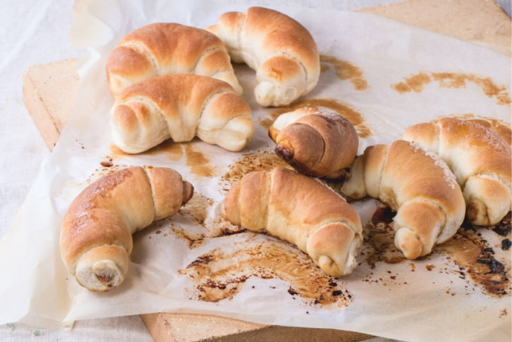 What is crescent roll dough made of ?