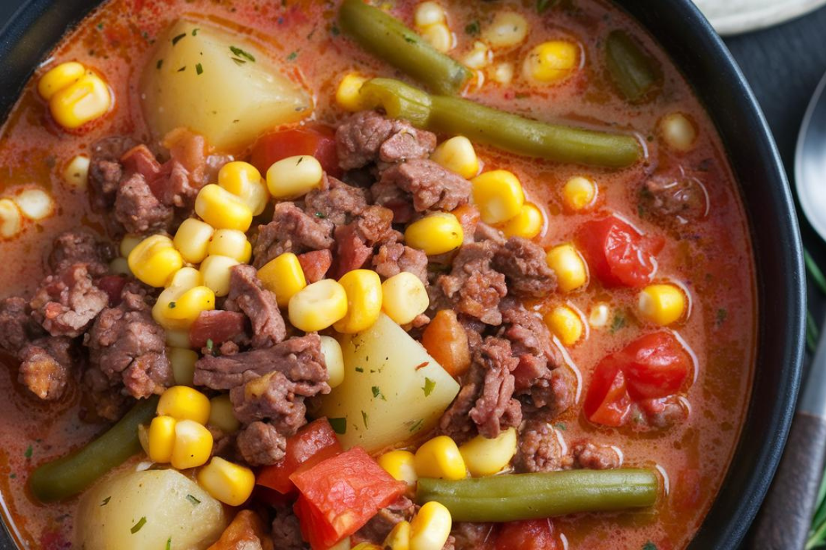 what spices are good in hamburger soup ?