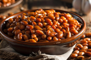 Which beans are used in baked beans ?