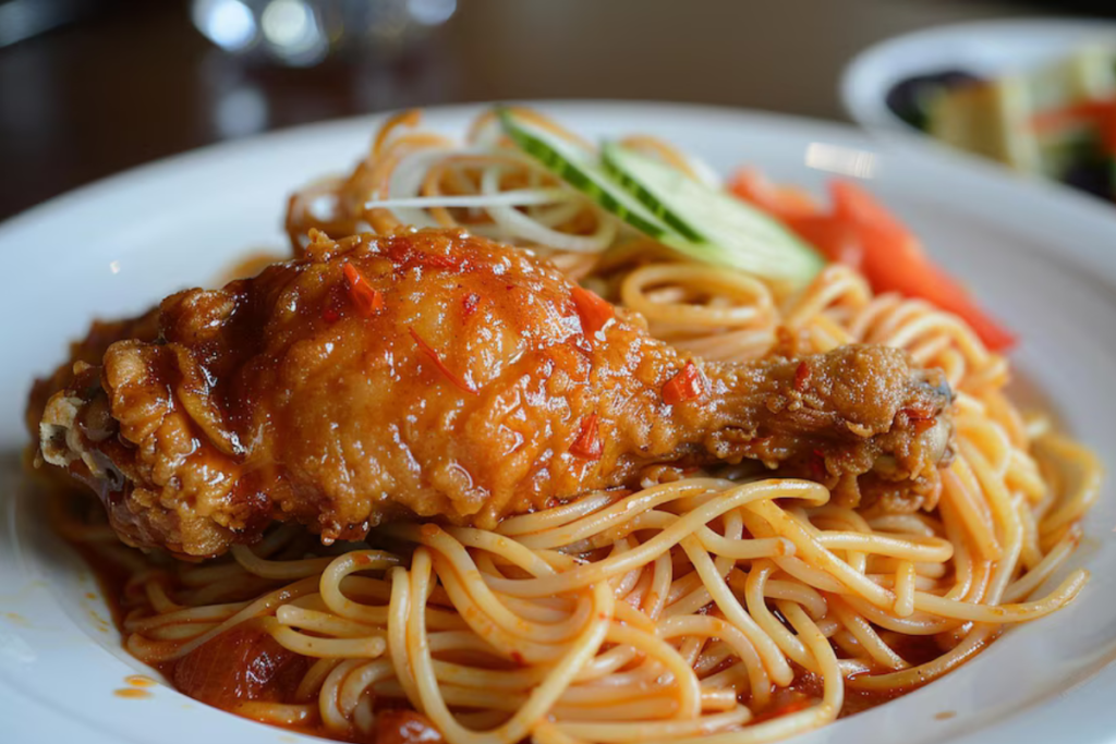 how to cook chicken spaghetti recipe ?