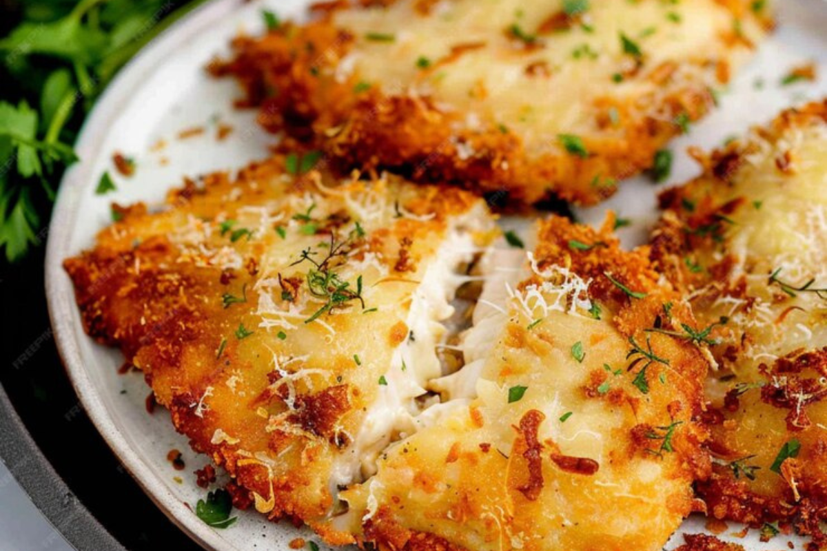 how to make parmesan crusted chicken ?