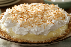 how to keep coconut cream pie from getting watery ?