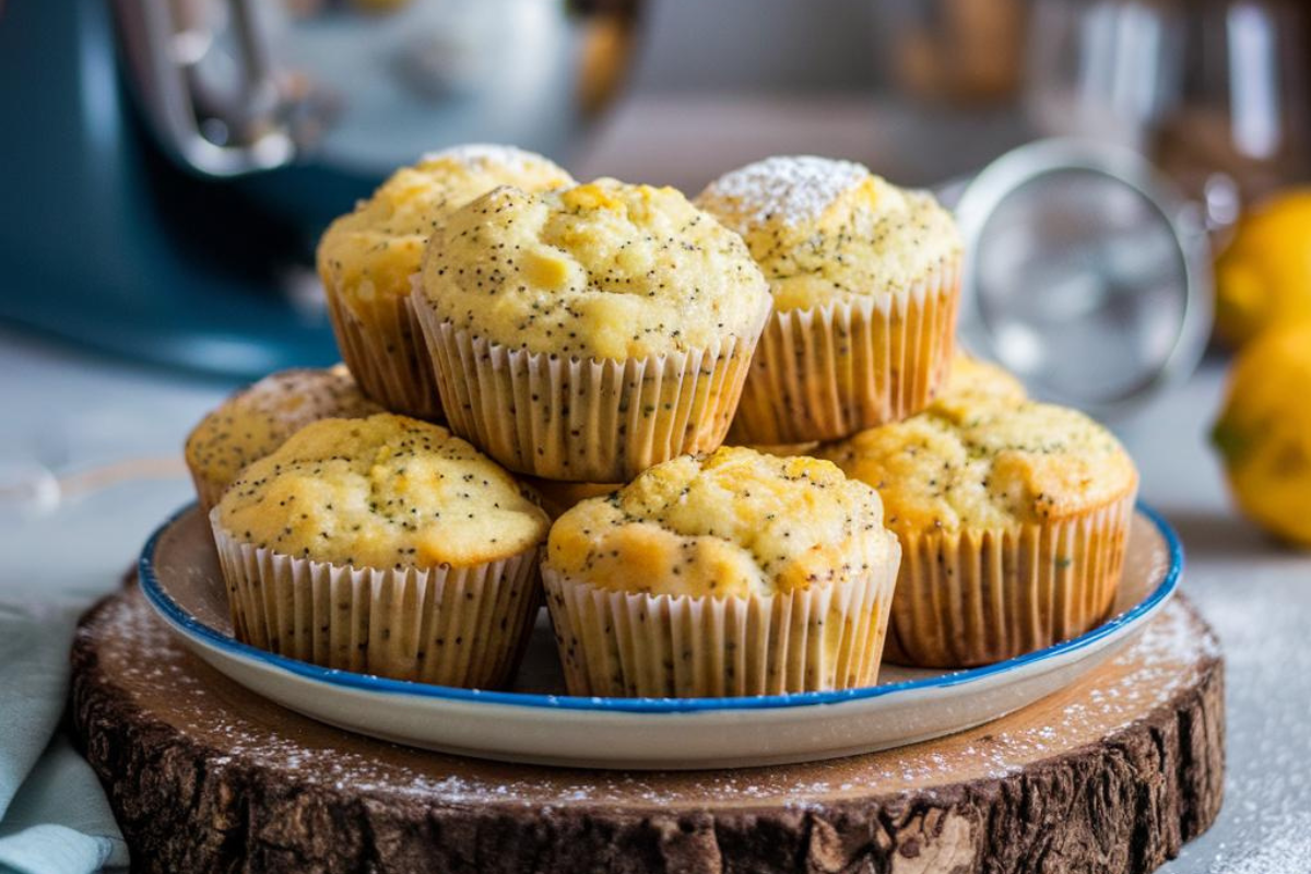 lemon poppy seed muffins