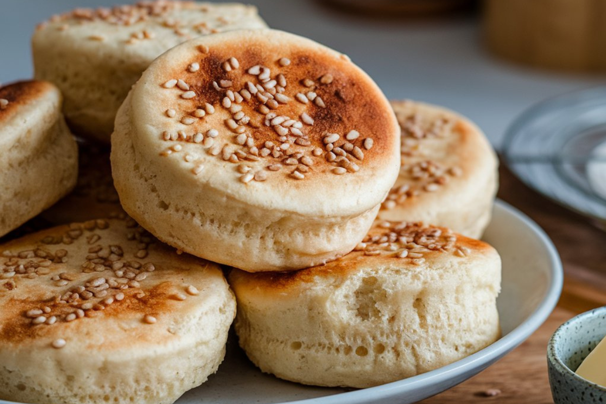 sourdough english muffins