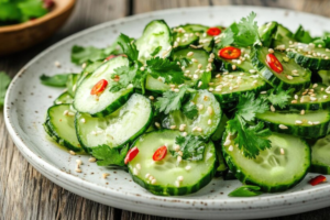 Is asian cucumber salad healthy ?